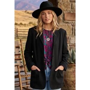 Vintage Pendleton Classic Black Minimalist Blazer